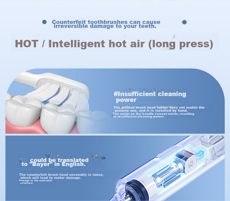Mijia Compatible with T302 Series, Mijia Sonic Electric Toothbrush Heads (Standard Type), 3-Pack Birthday Gift 12