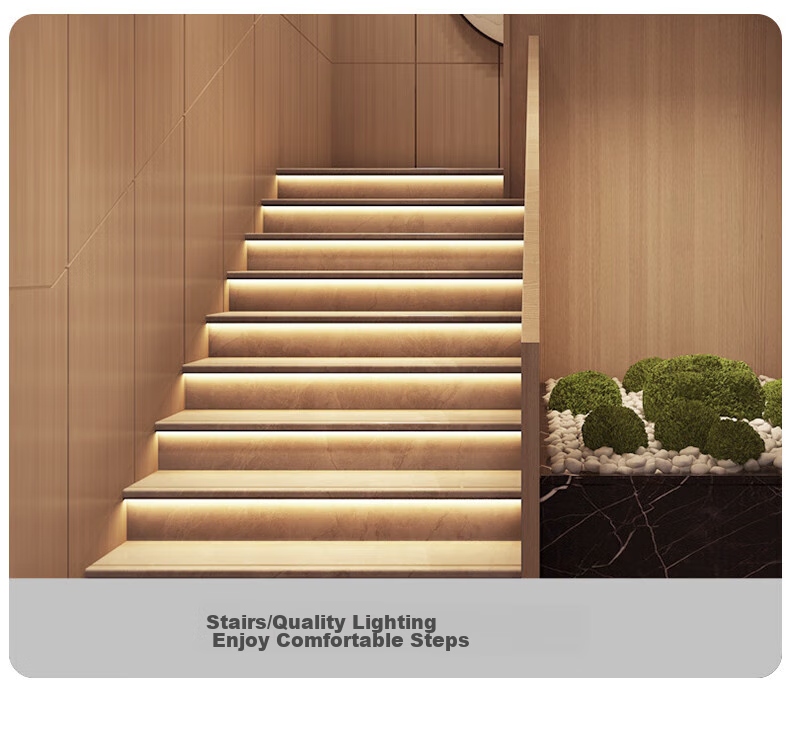 DELIXI Low-Voltage LED Strip Light, Flexible Linear Light Source for Suspended Ceilings, Mood Soft Lighting Strip, 10W Bare Board, 10 Meters, Warm White Light 7