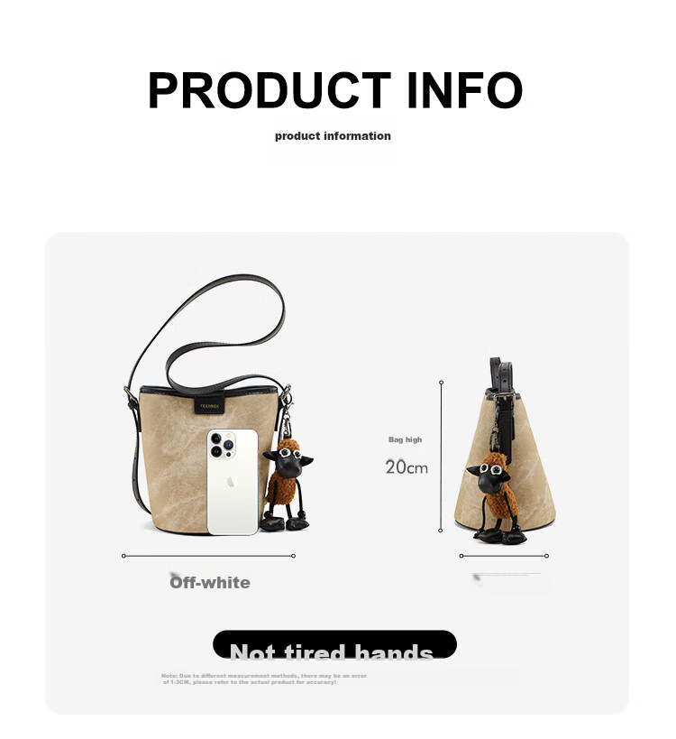 TEENMIX Leather Handbag, Women's Crossbody Bag, Versatile Bucket Bag, Shoulder Bag for Women, Valentine's Day Gift for Girlfriend 15