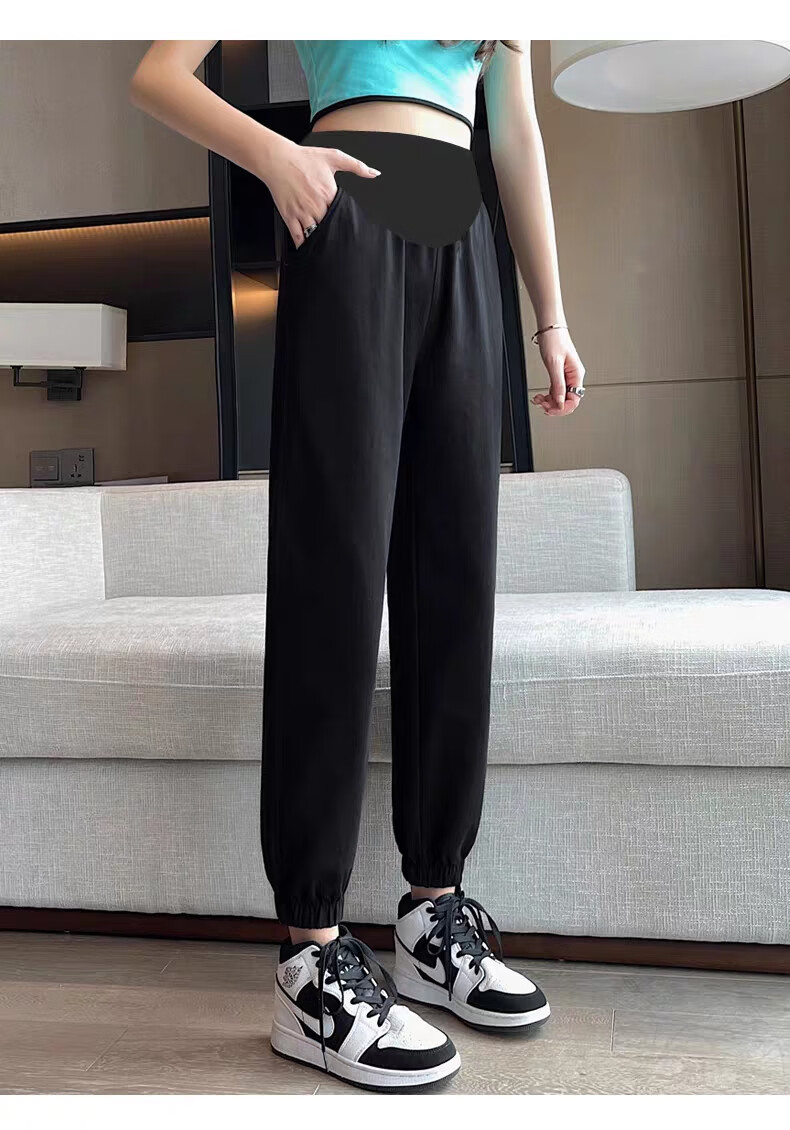 JOYNCLEON Maternity Pants Spring Autumn Outdoor Petite Sports Casual Jogger Sweatpants Maternity Gray XL Jyk80749 22