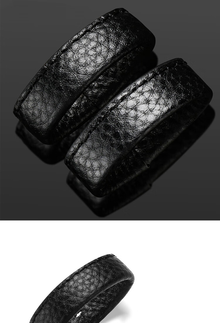 CARTELO Leather Belt Loop Accessory Genuine Cowhide Ring Buckle Waistband Tail Fixing Ring Gift 1