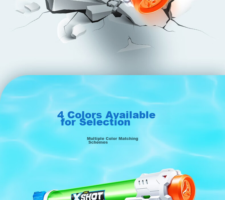 ZURU X Super Attack Invincible Sword Foam Water Gun for Boys, Summer Outdoor Beach Squirt Toy, Photo Prop, Children's Day Gift 10
