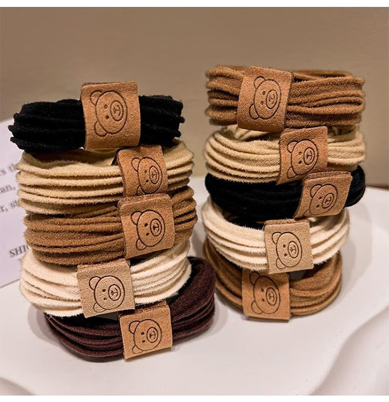 Chense Hair Ties [80 Pieces], Seamless Elastic Bands, High-Elasticity Rubber Bands for Ponytails And Buns 9