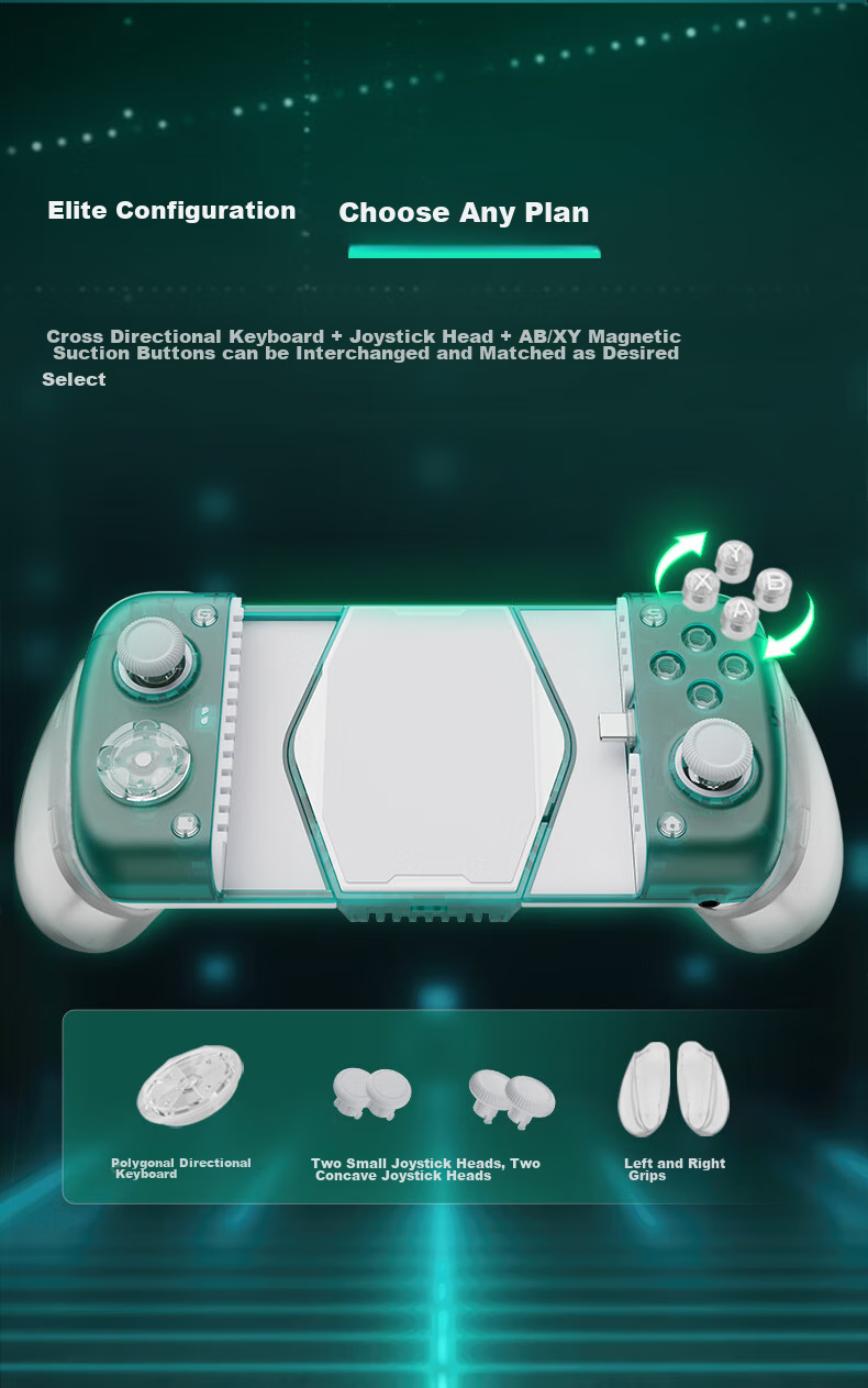 GAMESIR X3 Pro Aurora Cooling Gaming Controller Type-C for Apple IPhone 15, Android Switch, Mobile Games, Racing, Genshin Impact 9
