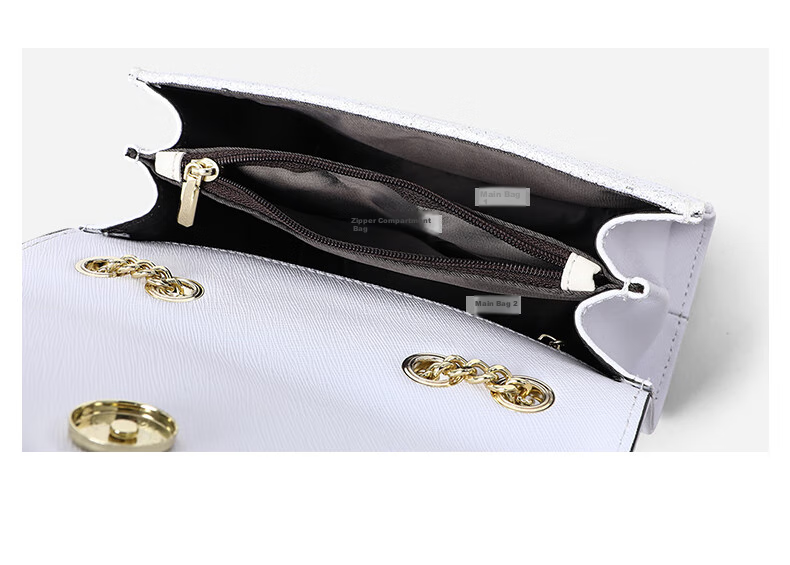 Aiqinghai Leather Handbag, Women's Luxury Brand Chain Shoulder Crossbody Bag, Practical Birthday And Mother's Day Gift for Wome 5