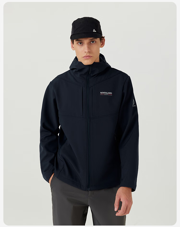 NORTHLAND Men's Gore-Tex Jacket, Outdoor Windproof And Water-Resistant Hiking Mountaineering Soft Shell Coat 11