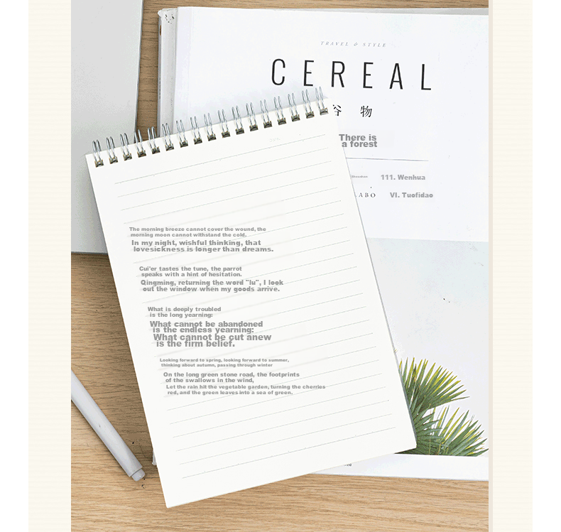 Deli 2-Pack/A5 Notebook Spiral-Bound Student Research Exam Error Correction Book, 80 Sheets Spiral-Bound Loose-Leaf Notebook, Flip-Top Grid Notebook LPA580-02 15