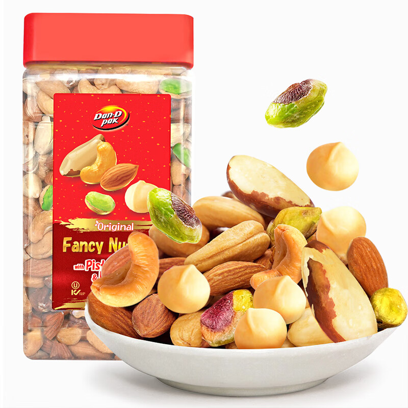 丹帝（DAN.D.PAK）【山姆同厂】原味什锦果仁1kg 越南进口腰果混合坚果休闲出游零食