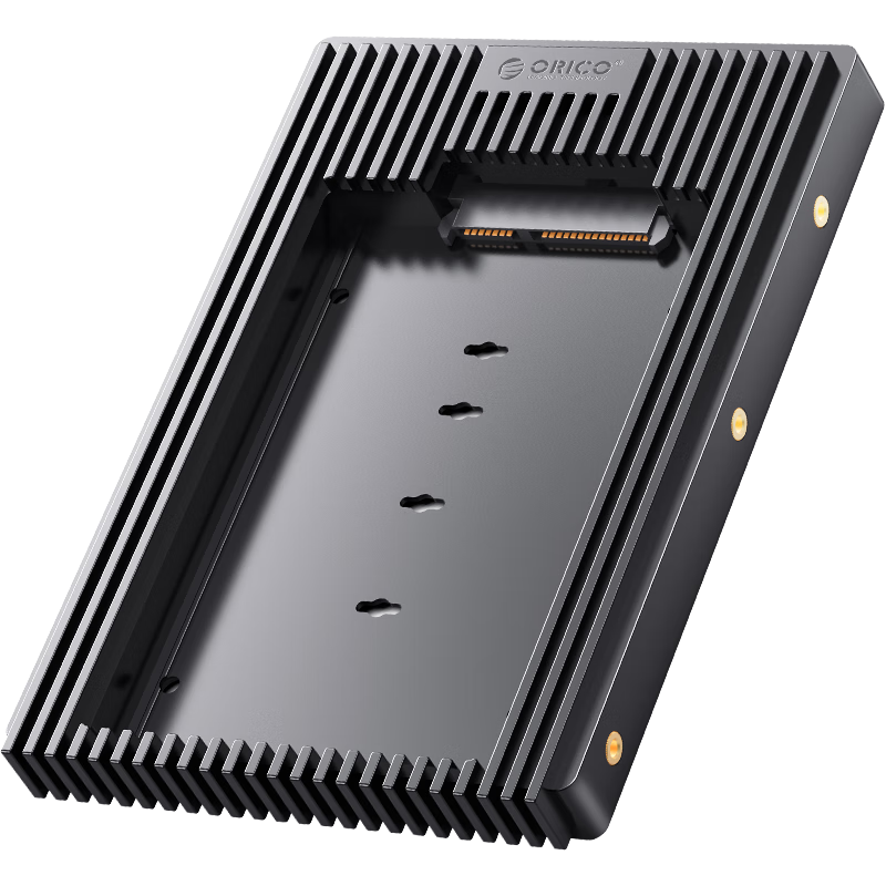 ORICO Hard Drive Adapter Bracket, 2.5-Inch to 3.5-Inch Converter Stand, Desktop Optical Drive Position Adapter D2SS