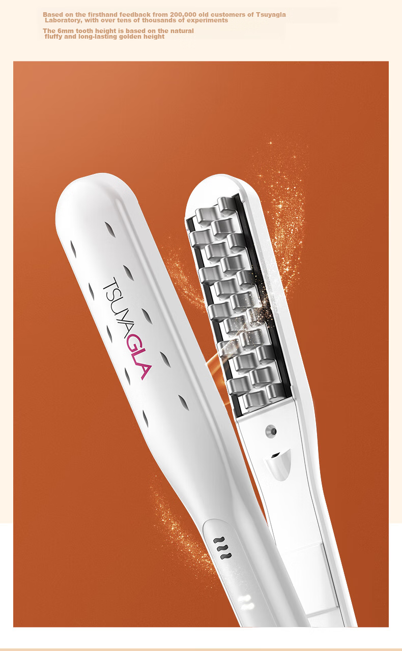 TSUYAGLA Mini Portable High Crown Corn Silk Hair Curler, Negative Ion Hair Root Volumizing Tool, Girlfriend Birthday Gift TM20 Pink 7