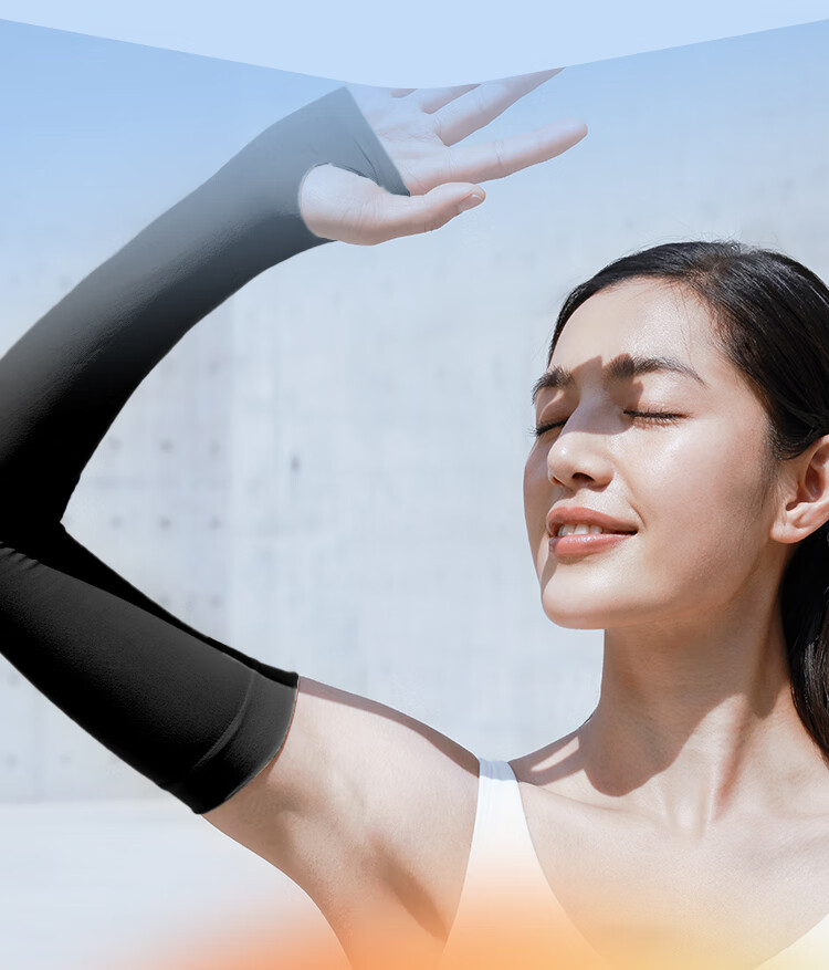 Keep Ice Sleeve Sun Protection Arm Sleeves for Men And Women, Cycling Outdoor Fishing Sports Ice Silk Summer Sun Protection UV-Resistant Arm Guards, Black 3