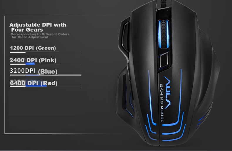 AULA X9Max Lightweight Wireless Mouse PAW3395 2.4G/Bluetooth/Wired Tri-Mode Native Dual 8K Report Rate Office Gaming Esports Mouse Fluid Red 7