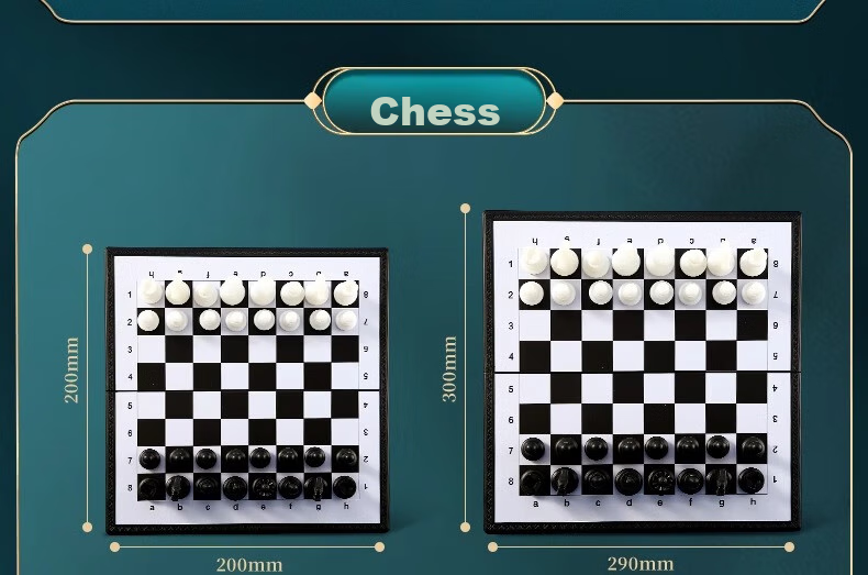 M&G Go And Gomoku Magnetic Folding Chess Board for Adults And Children, Large Magnetic Folding Camping Board APK959C7 24