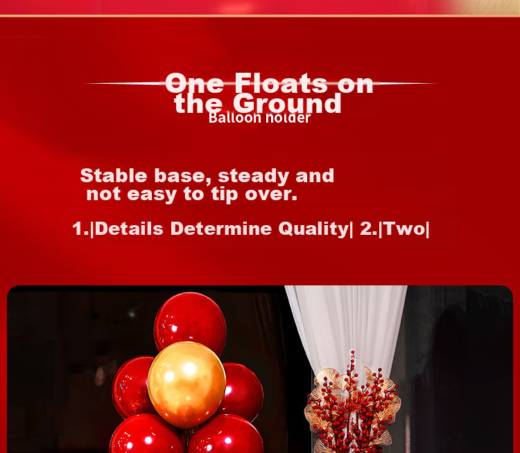Abaoli Balloon Table Floating Stand Decoration Wedding Pillar Marriage Celebration Birthday Women's Day Goddess Arrangement Supplies 3