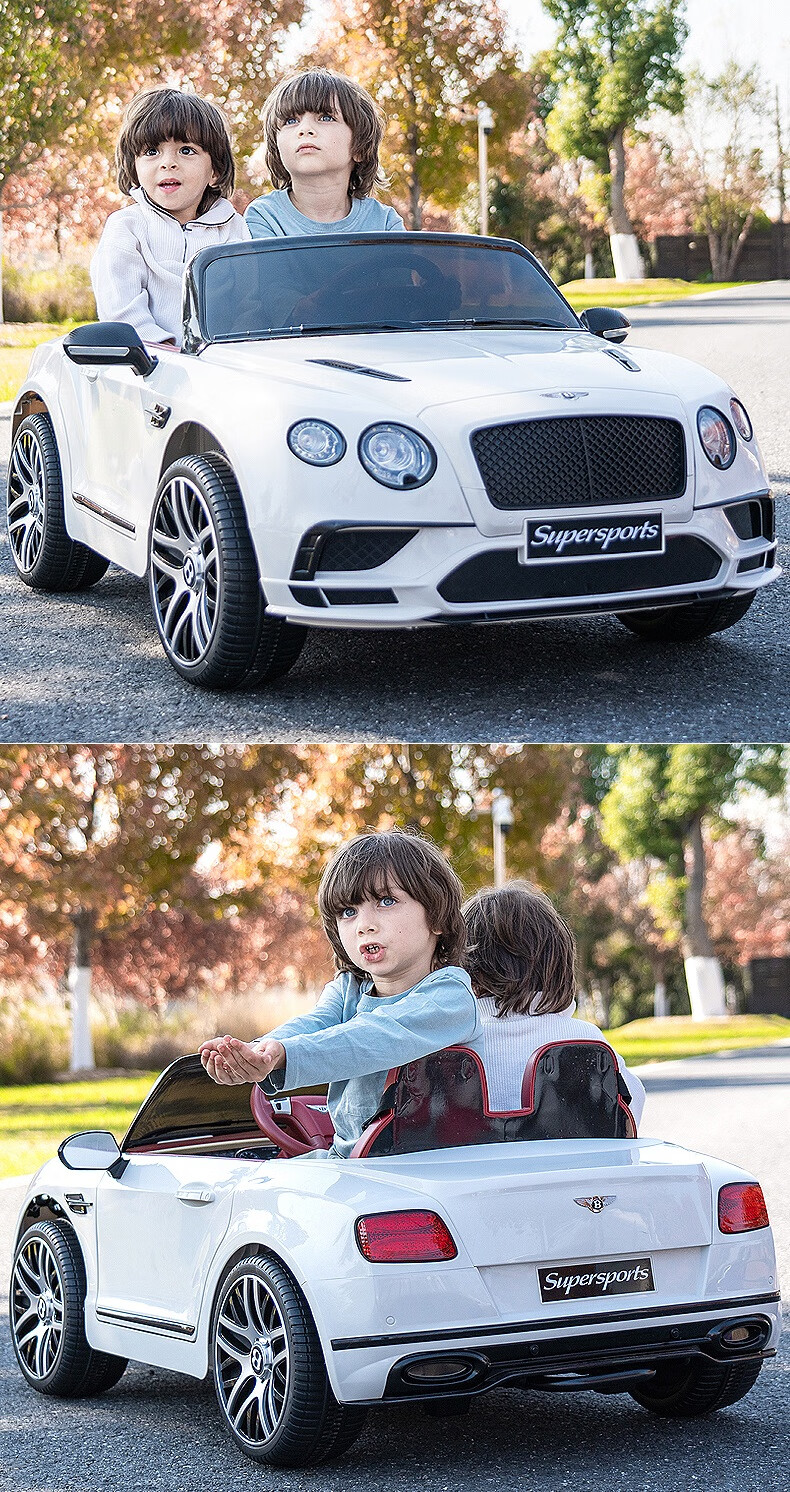 BeRica Children's Electric Car, Four-Wheel Vehicle, Two-Seater, Remote Control, Toy Car for Kids, Rideable, Baby Gift 3