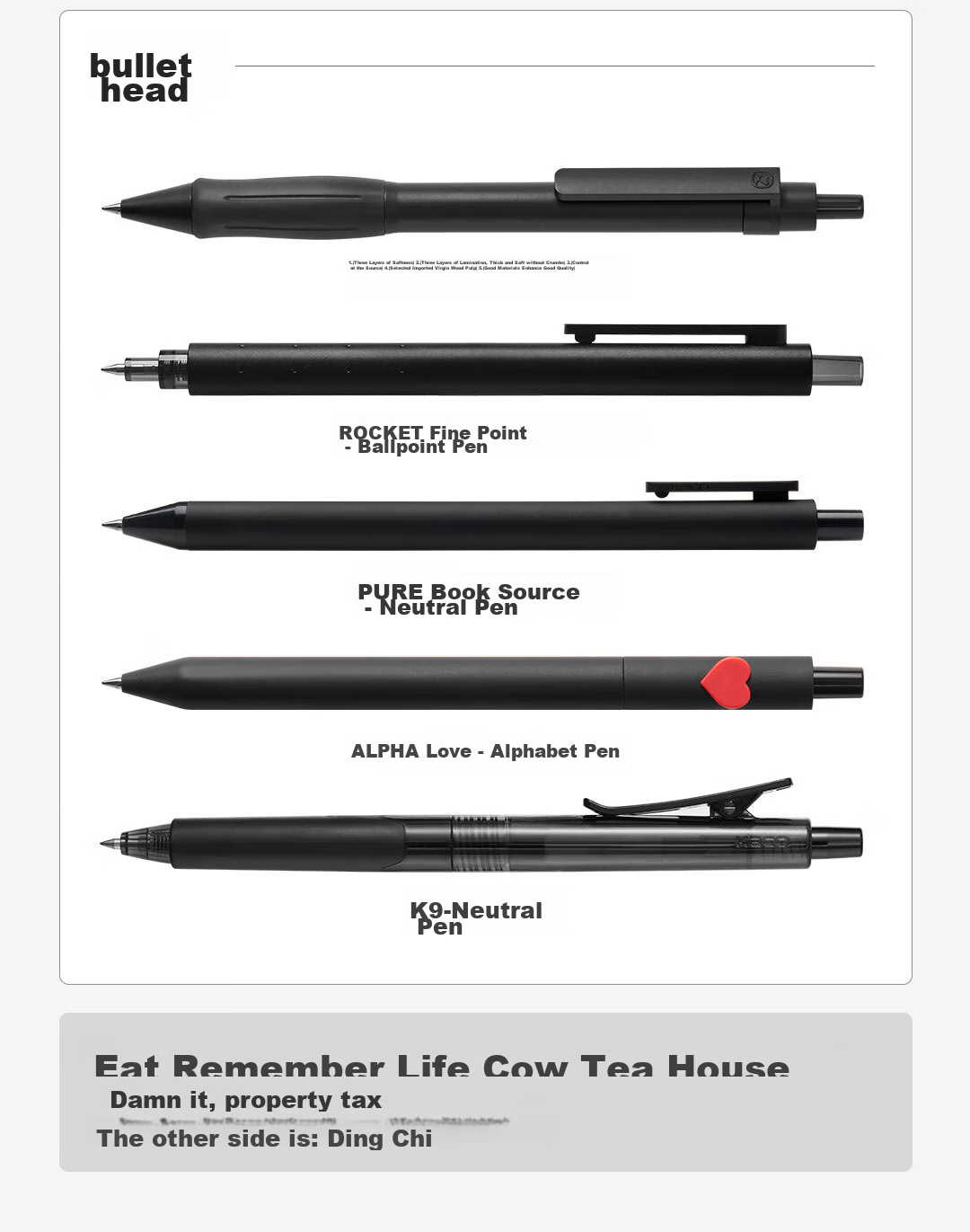 KACO CWIA Certified Exam Pen 0.5mm Black Gel Pen Smooth Quick-Dry Retractable Student Writing Pen Carbon Ballpoint Pen 5-Pack 12