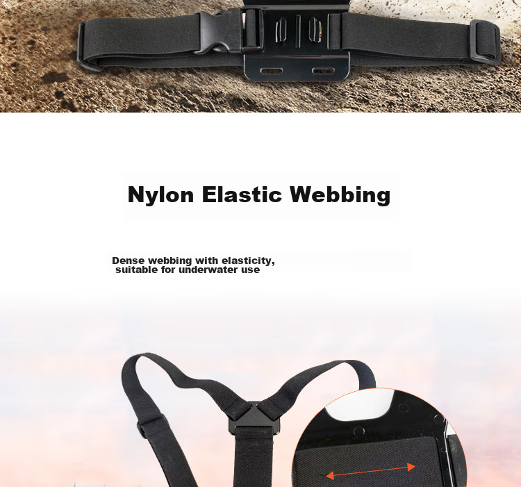 KYOTSU Chest Strap, Compatible with GoPro 13/12/11/10, DJI Pocket 4P/4/3/Action 6/5 Pro And Other Action Cameras, Universal Chest Mount Accessory, Front Fixed Shoulder Strap 9