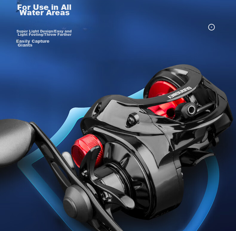 GW Fuguang Supreme Right-Hand Magnetic Brake Water Drop Wheel, 9-Axis Lure Water Drop Wheel 5