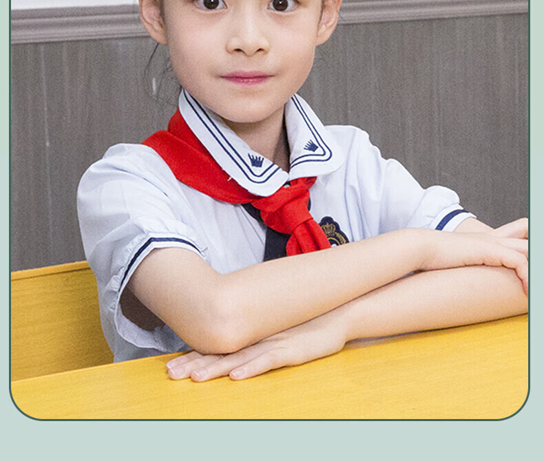M&G Red Scarf [1.2m/Polyester/1 Piece], Elementary School Young Pioneers, National Standard Pure Cotton, Standard Color-Fast Soft, for Grades 1-3 Children, Polyester ASCN9523 6