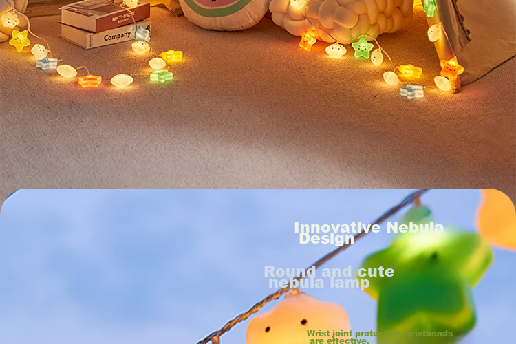 Yanyi Birthday Decoration Lights, Outdoor Stall Atmosphere Lights, 520 Trunk Scene Proposal Setup, Colorful Lights, LED String Lights 15
