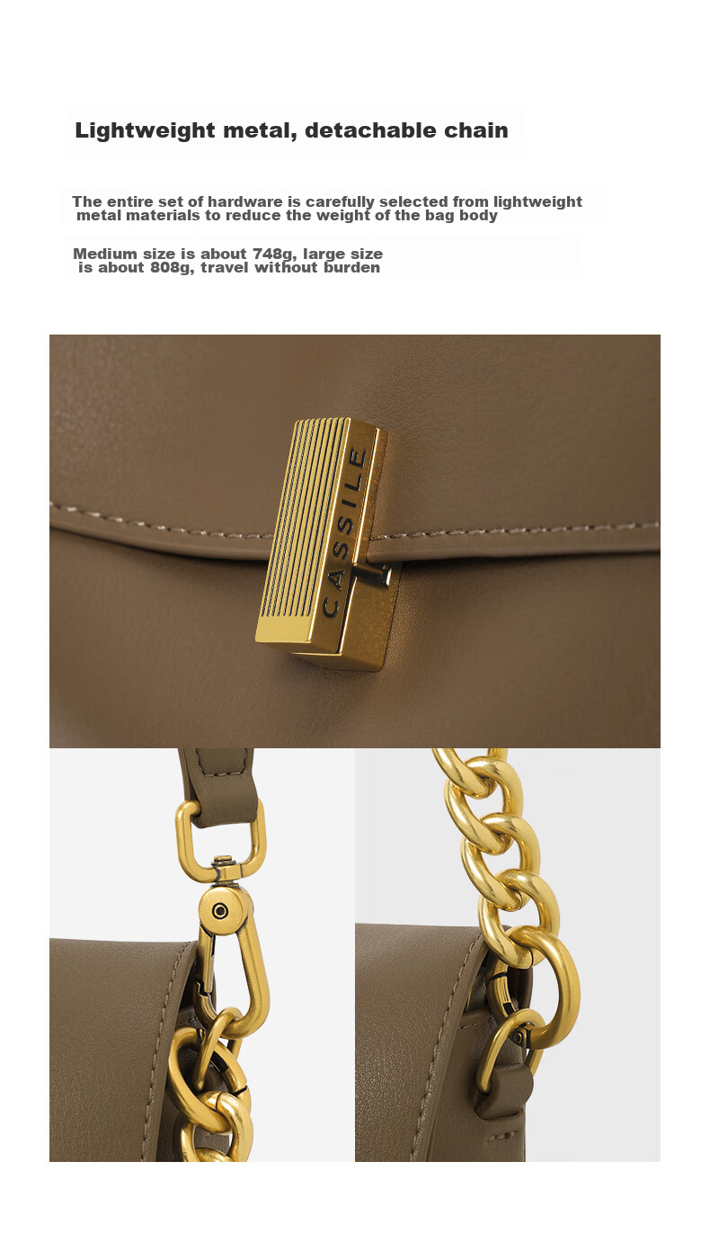 CASSILE Women's Handbag, Tote Bag, Large Capacity, Luxury Shoulder Crossbody Underarm Bag, Gift for Women on May 20th 6