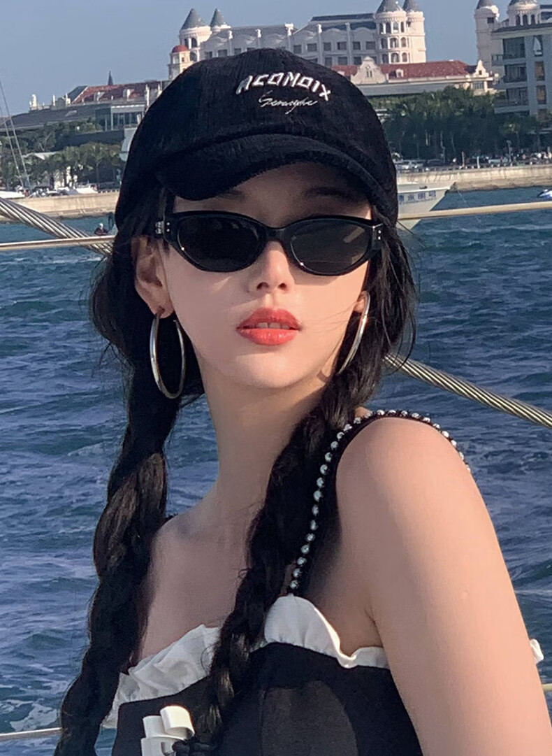 CAPONI Cat Eye Polarized Sunglasses for Women Curved UV Protection Driving Sun Glasses Premium Style 6