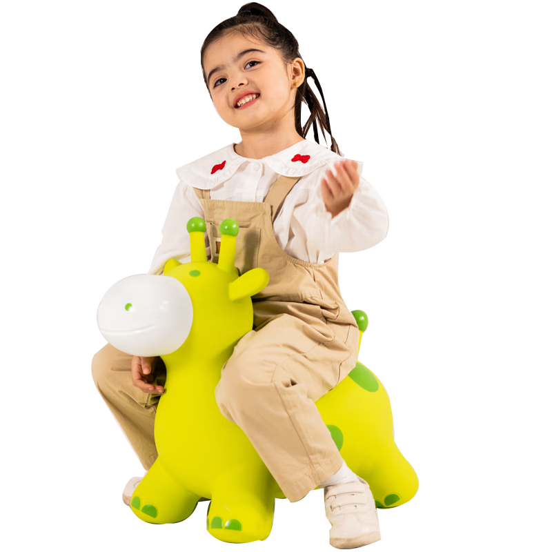 Hahaqiu Children's Toy Jumping Horse for Ages 3-6, Inflatable Pony, Kindergarten Sensory Integration, Birthday Holiday Back-To Gift