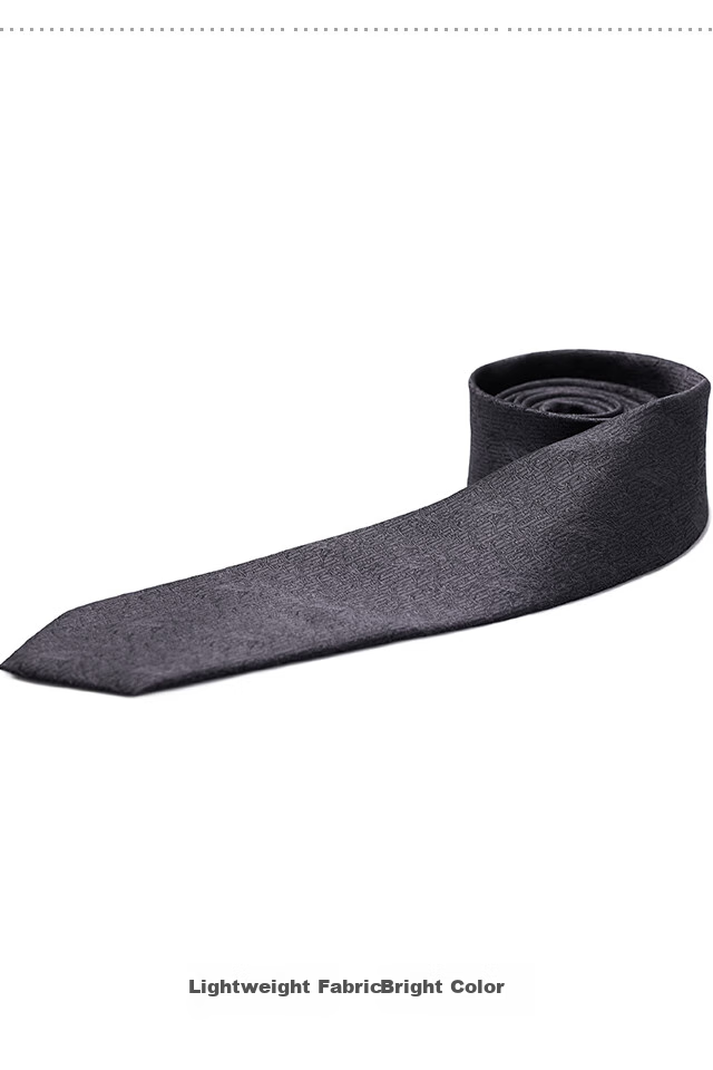 NORTHROP MARTIN High-End Silk Tie for Men, Business Formal Wear, Suit Hand-Tied, Elegant Deep Gray Color, Wedding Gift Box 6