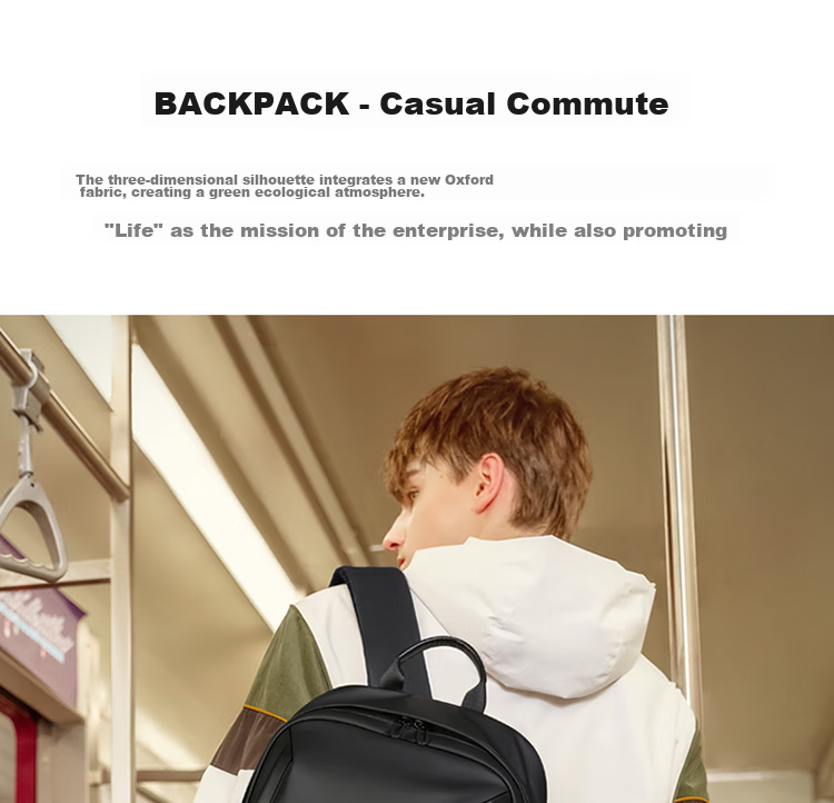 GOLF Backpack for Men, Water-Resistant Backpack, 15.6-Inch Laptop Bag, Student Bookbag, Business Casual Travel Backpack 3