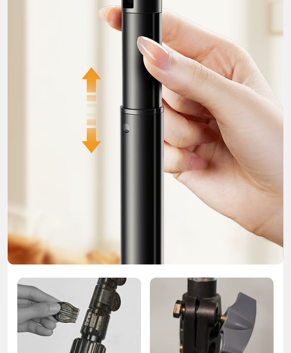 Xiaotian (JOPREE) Phone Stand, Floor-Standing Live Streaming Stand, Adjustable Desktop Shooting Stand, Multi-Functional 360° Rotating Overhead Shooting Stand for Watching Shows And Recording Videos, Outdoor Support Frame 5