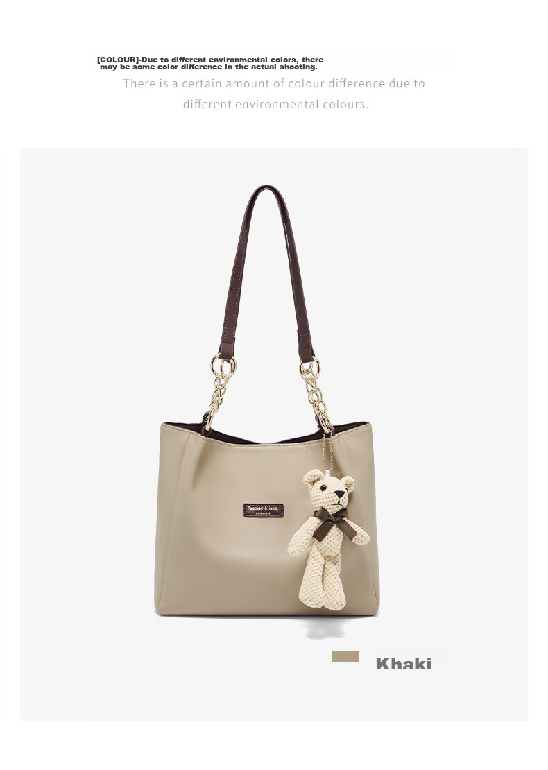 FOXER Leather Women's Handbag, Large Capacity Tote Bag, Shoulder Bag, Co-Branded Valentine's Day Gift for 520 11