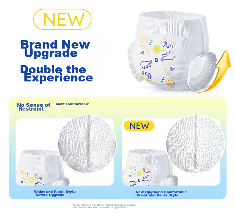 Fitti Soft And Thin Feather-Like Play Pants XXL60 (For 15kg And Above), Baby Diapers, Ultra-Thin And Dry, Suitable for Both Boys And Girls 14