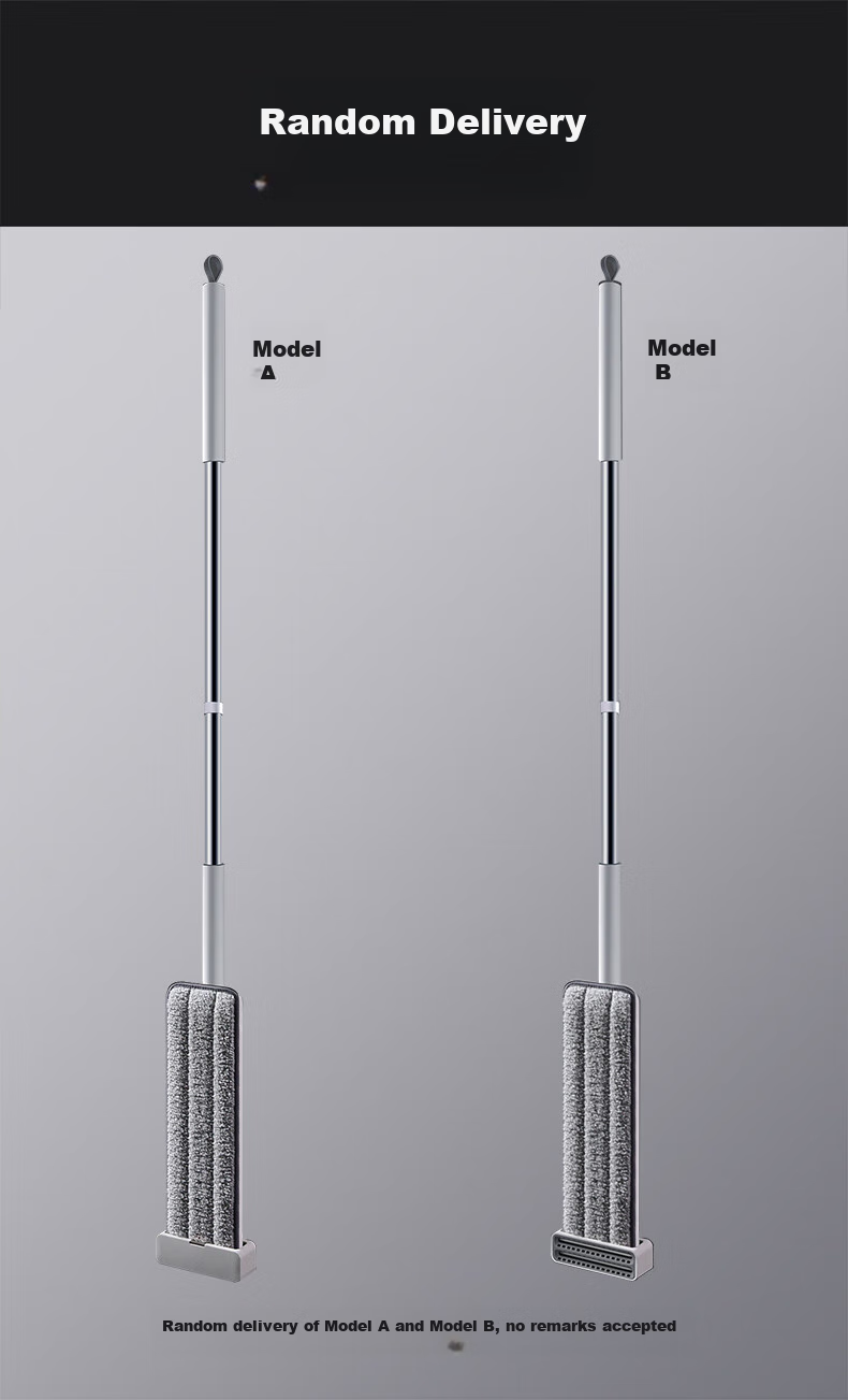 Dawei Flat Mop, 60cm Handle Length, 133cm Total Length, 2 Thickened P16 Fabric, Extra Large Size, Covers Wide Area When Mopping 10