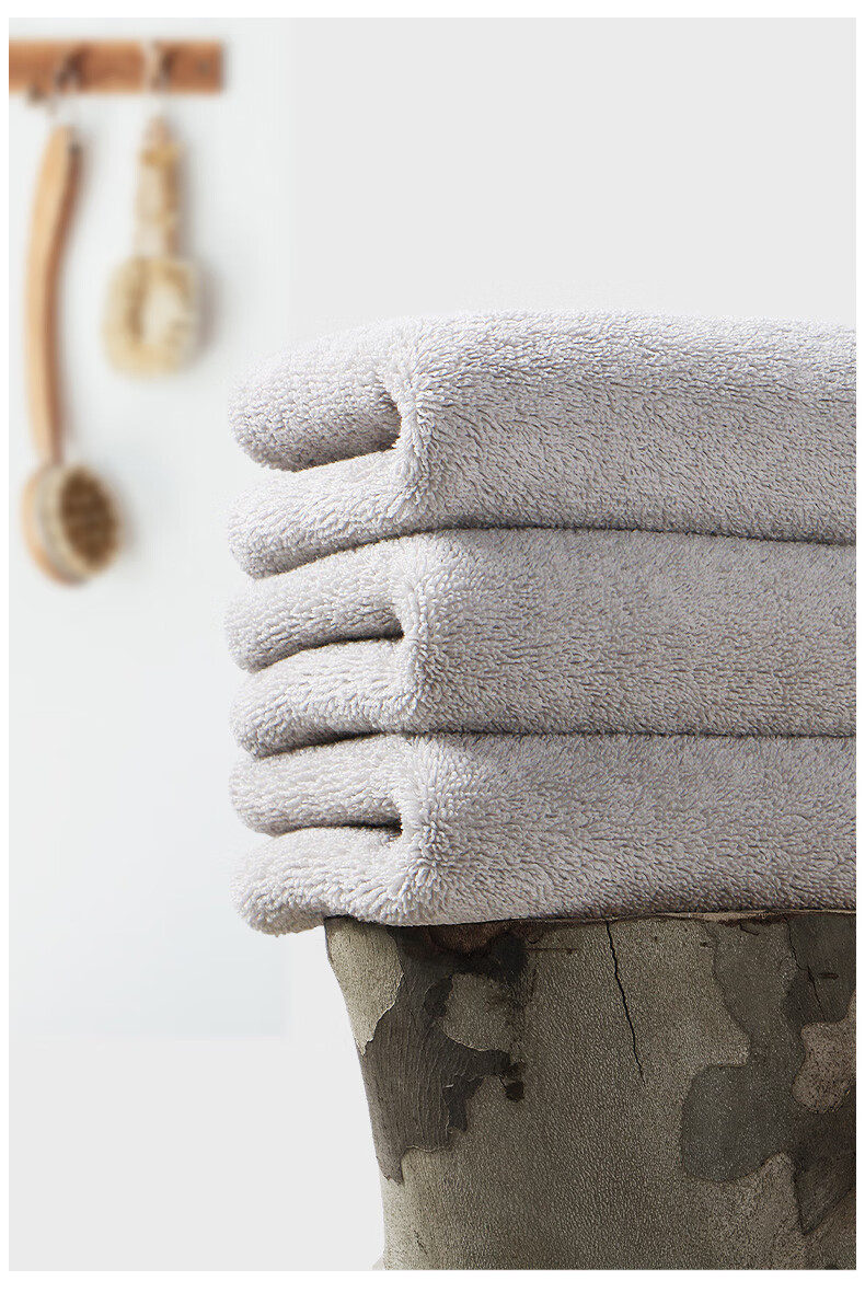 Amarelle Fit01 Absorbent Quick-Drying Soft Skin-Friendly Pure Cotton Face Towel, White 30*60cm, Pack of 3 7