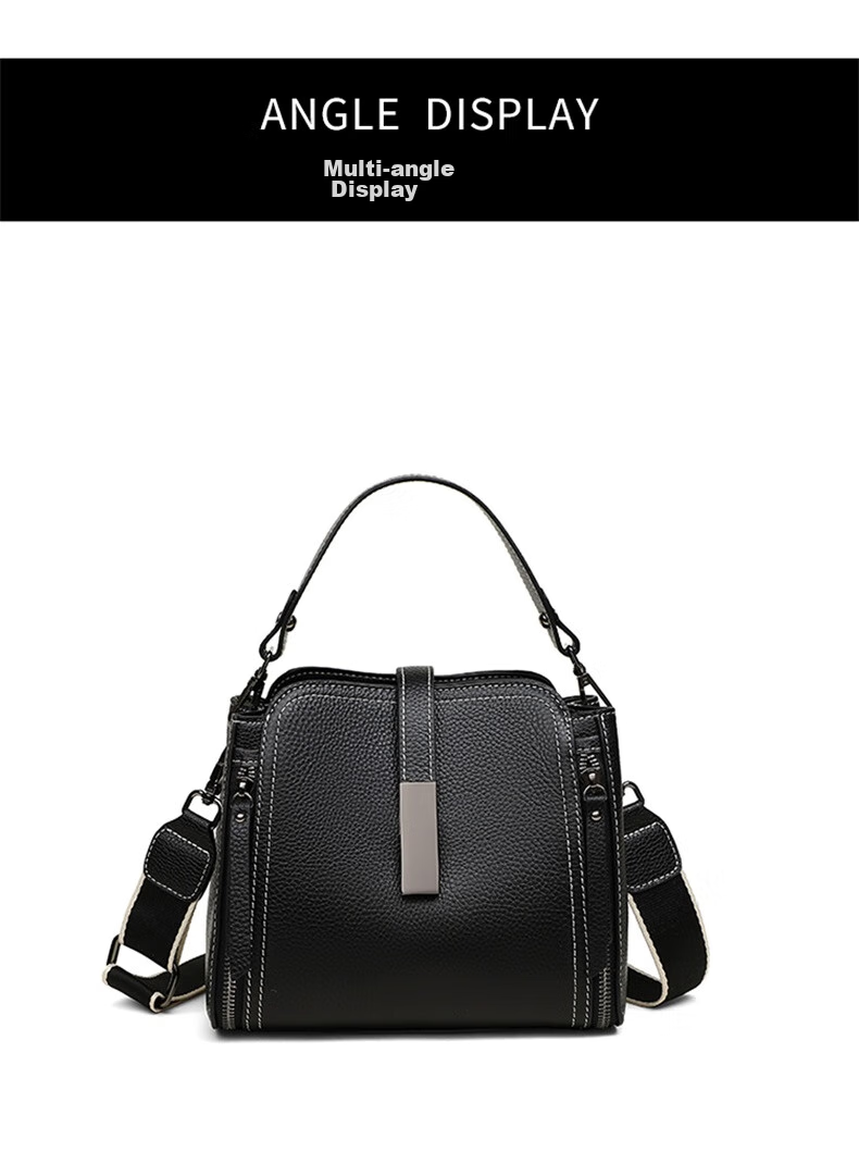 C.BANNER Top-Grain Leather Handbag, Bucket Bag for Women, Mom Bag, Crossbody Shoulder Bag, Brand Birthday Gift for Girlfriend on May 20 9