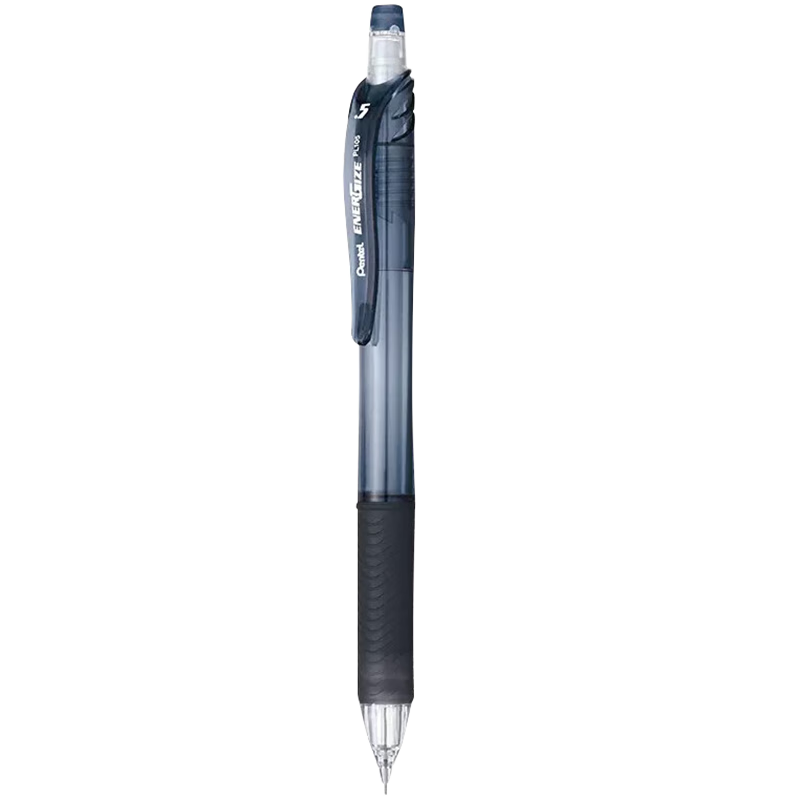 Pentel 0.5mm Retractable Mechanical Pencil, Student Exam Drawing Activity Pencil PL105-AX, Black