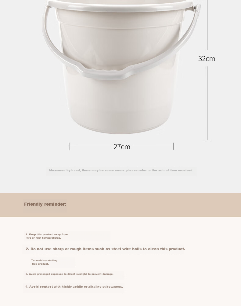 Bendi Car-Mounted Outdoor Water Storage Bucket, 10L Single Foldable Fishing Bucket, Travel Car Wash Household Portable Foot Soaking Bucket, Large Water Container 16