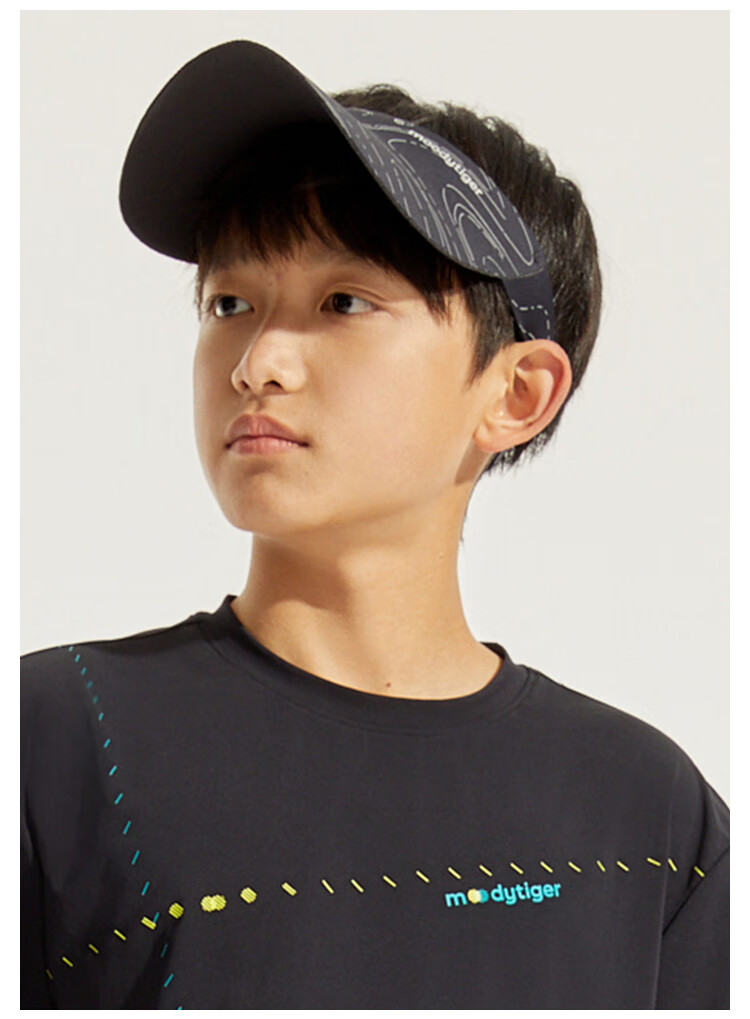 Moodytiger Children's Visor Sun Hat, Summer Boys And Girls 3D Foldable Lightweight Sun Protection Hat, Sports Baseball Cap 4