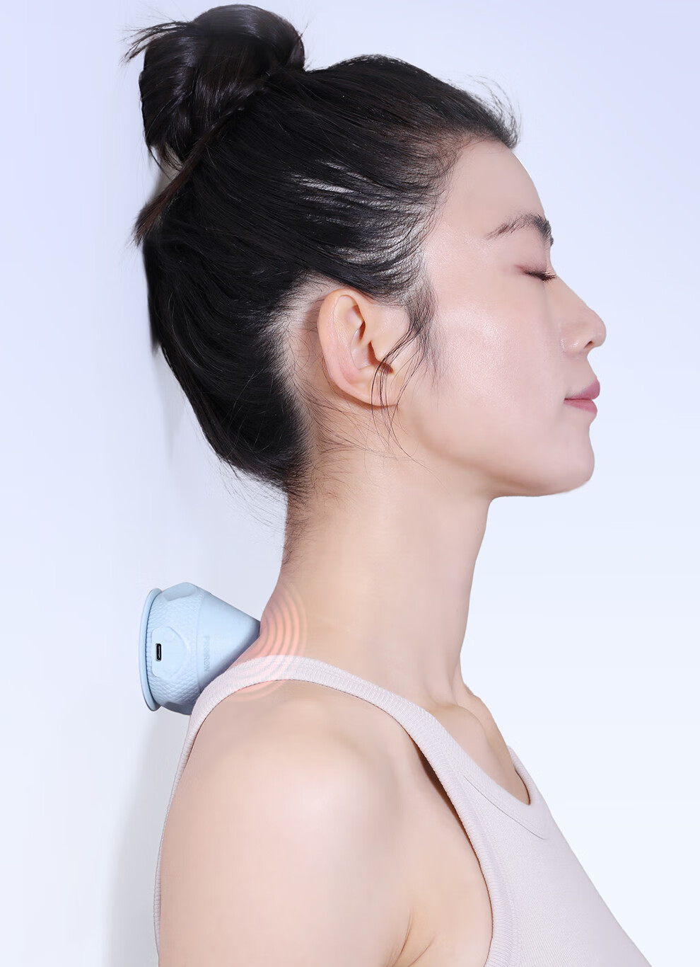 PROIRON Puli'ai Electric Adhesive Fascia Ball for Shoulder, Neck, Back Muscle And Foot Soles Relaxation Heat Therapy Professional Massage Device Gree 17