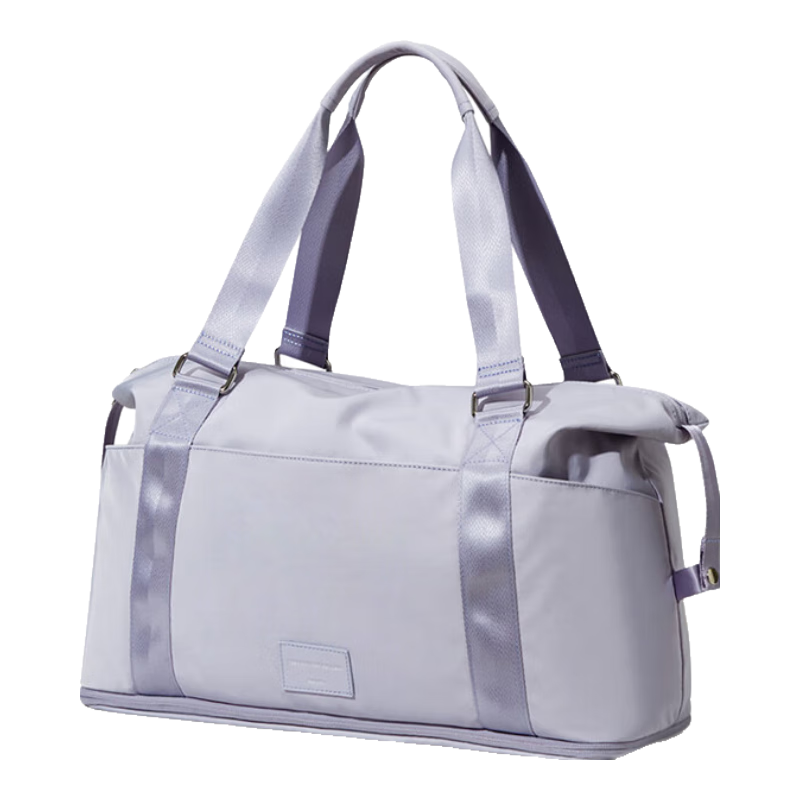 HANKE Foldable Travel Bag, Luggage Bag for Women And Men, Handbag, 39L Large Capacity Expandable Carry-On Storage Bag, Lilac Purple