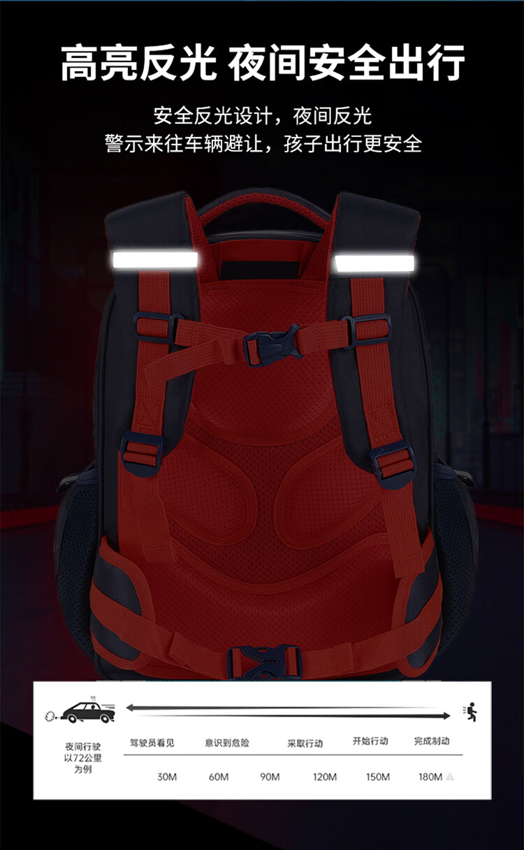 Disney Children's Backpack for Boys, Elementary School Students Grades 1-6, Boys And Girls Spine-Protecting Lightweight Double Shoulder Bag Sm12011 4