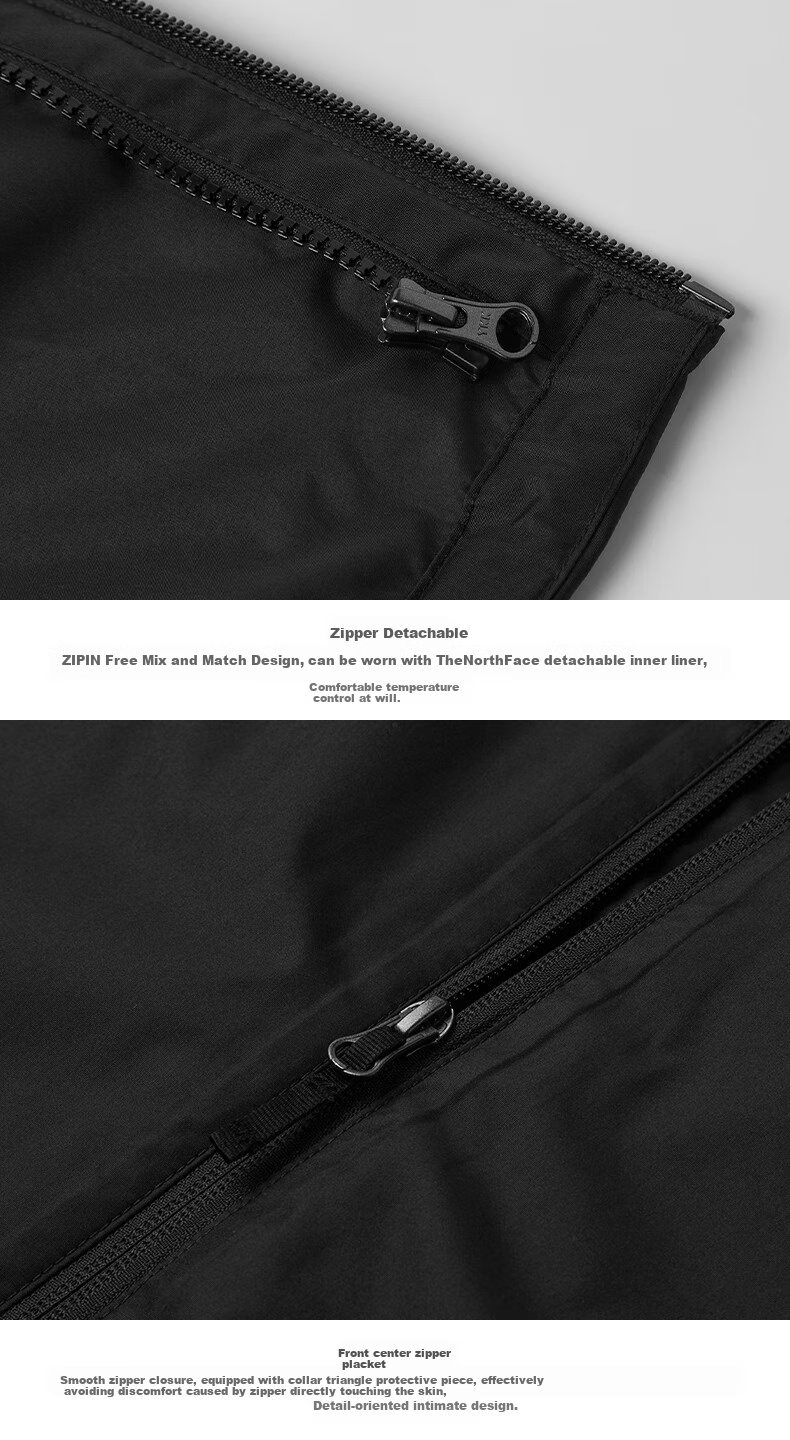 The North Face Men's Outdoor Windproof And Water-Resistant Single-Layer Hard Shell Jacket 88FR Starry Gray/C3F XL 7
