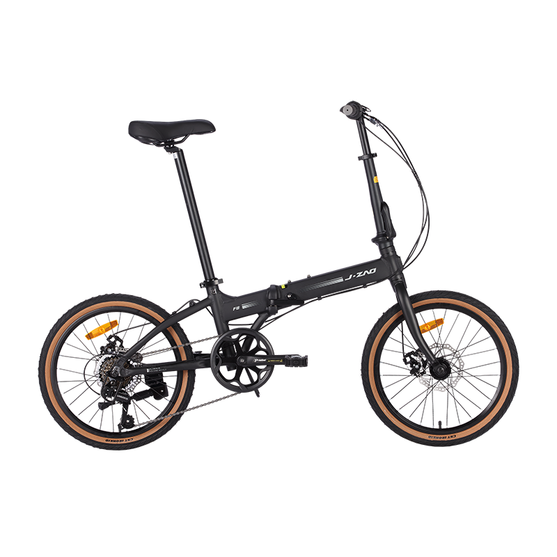 JD Jingzao F8 Folding Bicycle Shimano 7-Speed Aluminum Alloy 20-Inch Adult Student Commuter Bike Space Gray