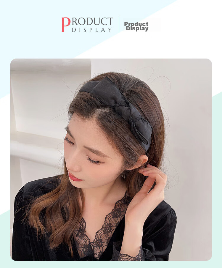 CHIMERA Simple Versatile Heightening Top Bow Headband Hair Accessory, Women's Mid-Autumn Festival Gift 10