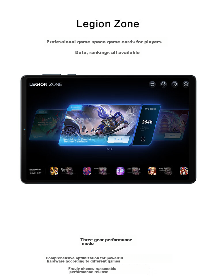 Lenovo Tablet, Rescuer Y700 Third Generation, 8.8-Inch Mini Tablet, 165Hz High Refresh Rate E-Sports, Snapdragon 8 Gen3, 2.5K, 16+512GB White 20