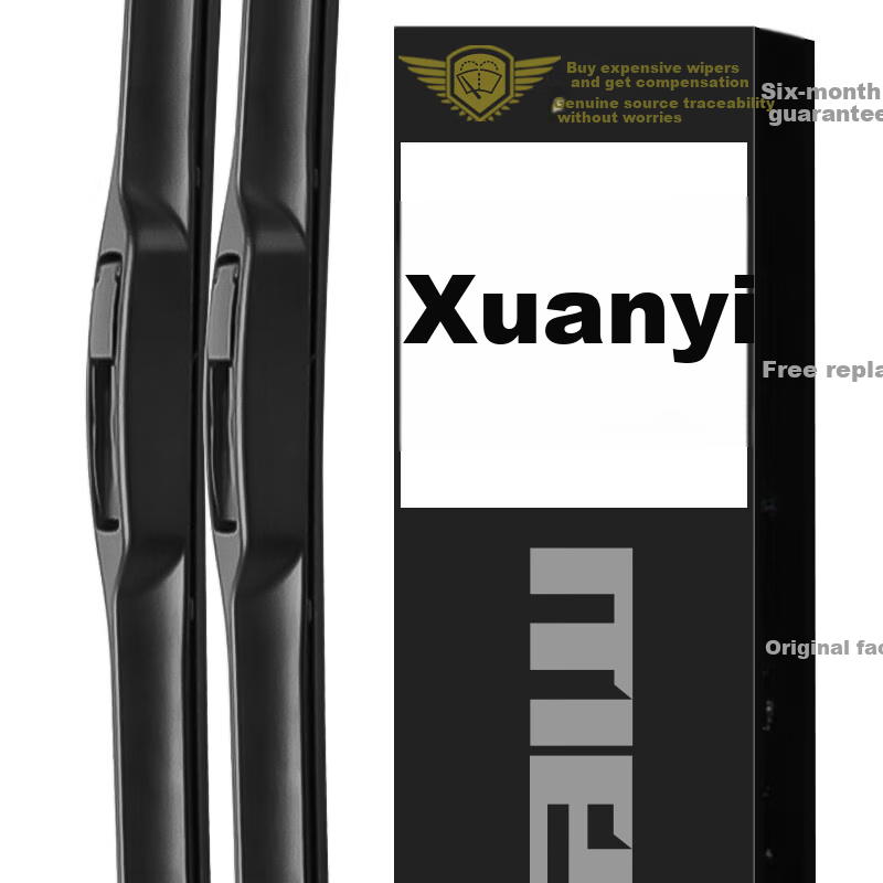 Meisim Jingchi Series Windshield Wipers Suitable for Sylphy 06-19 Old Models, Rubber Strips, Nissan Wiper Blades, 22/17 Pair Set