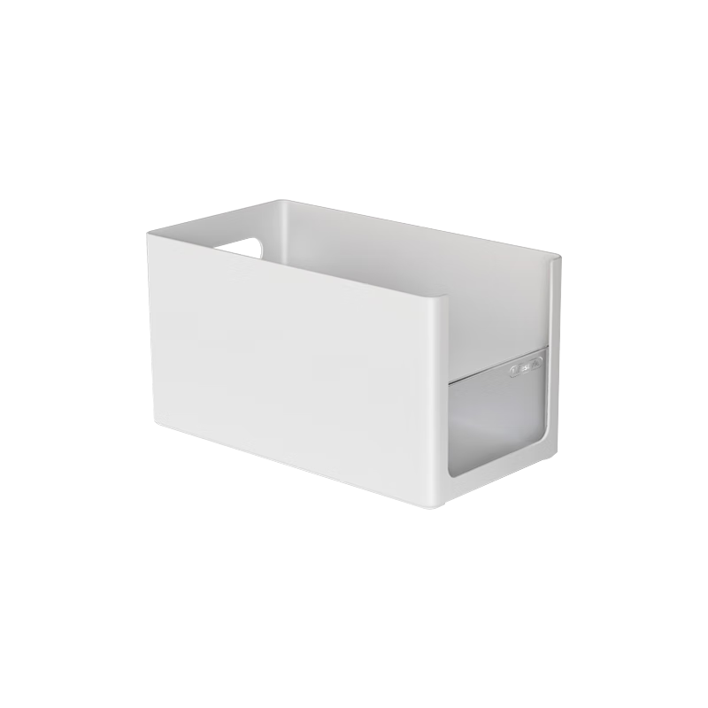Baicaoyuan Kitchen Cabinet Storage Box Snack and Miscellaneous Storage Basket Household Kitchen Organizer Desktop Right-Angle Storage Box Deep Wide Cabinet