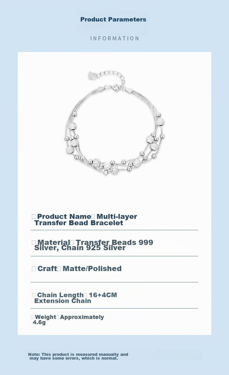 Zhoubaifu [1000+ Stores] San Sheng Shi Bracelet, Women's Wristband, Birthday Gift for Girlfriend Or Wife 12