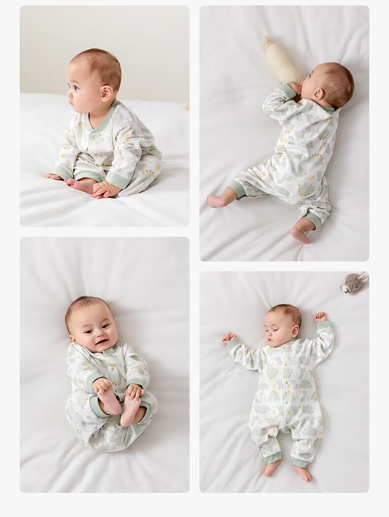 Beitaisi Baby Clothes Spring And Autumn Outfit, Infant Onesie Pure Cotton, for Newborn Boys And Girls, Small Age All-Season Pajamas Romper 7