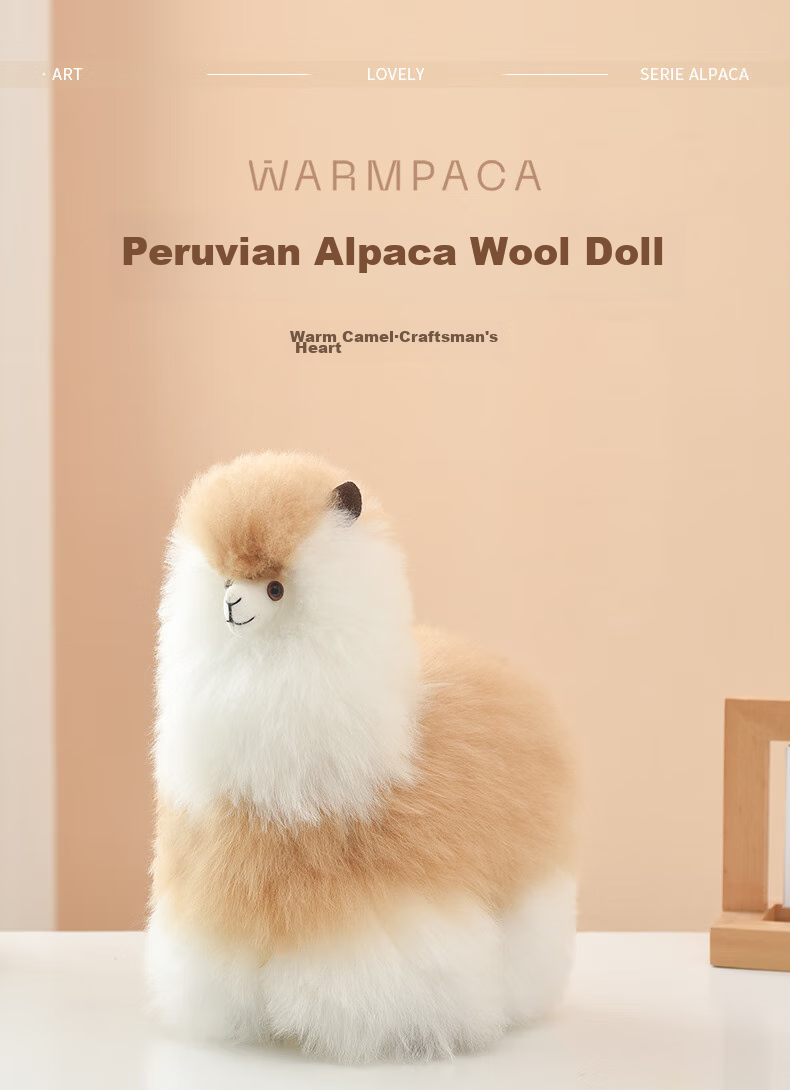 Warmpaca Alpaca Plush Toy, Stuffed Animal Pillow for Girls, Birthday Gift for Girlfriend 1